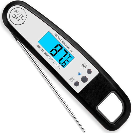 Digital instant read meat thermometer for cooking
